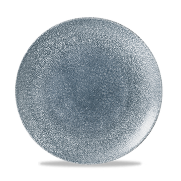 Raku Topaz Blue Coupe Plate 26cm